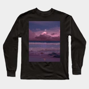 Lofi Beach Long Sleeve T-Shirt